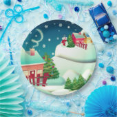 Snowman Papieren Bordje (Feest)