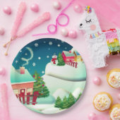 Snowman Papieren Bordje (Feest)