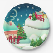 Snowman Papieren Bordje (Voorkant)