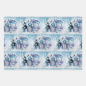 Snowman-papierpakbladen Inpakpapier Vel (Voorkant)