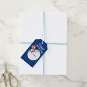 Snowman-partij Cadeaulabel (Met Touw)