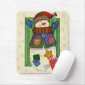 Snowman Patches Muismat (Met muis)