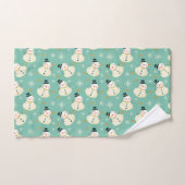 Snowman Pattern Handdoek (Handdoek)