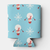 Snowman Pattern, kerstfeestcadeautjes Blikjeskoeler (Achterkant)