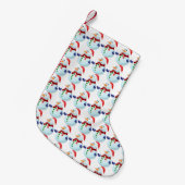 Snowman Pattern kerstmis Stockings Kleine Kerstsok (Voorkant (Hangend))
