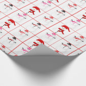 Snowman Pattern-pakpapier Cadeaupapier (Hoek)