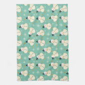 Snowman Pattern Theedoek (Verticaal)