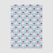 Snowman pattern tissuepapier (Voorkant)
