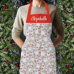 Snowman Peppermint Candy Cane Christmas Design Schort<br><div class="desc">Verspreid feestvreugde met dit prachtige ontwerp met handgetekende sneeuwpoppen in kerstmutsen en kleurrijke sjaals, met rode en witte pepermunt snoepjes en snoepstokken, tegen een zacht grijze achtergrond met een rood bovenpaneel en witte stropdassen. Perfect voor kerstliefhebbers, dit speelse, feestelijke kunstwerk vangt de vreugde van het seizoen met zijn charmante, grillige...</div>