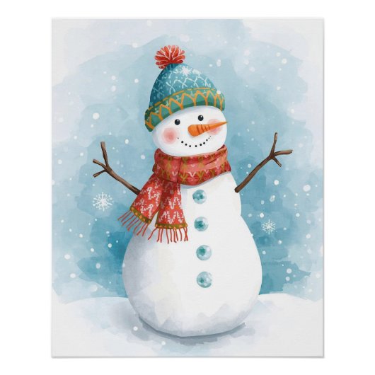 Snowman Perfect Poster (Voorkant)