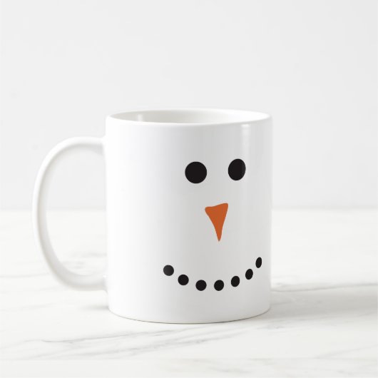 Snowman Personalized Koffiemok (Links)