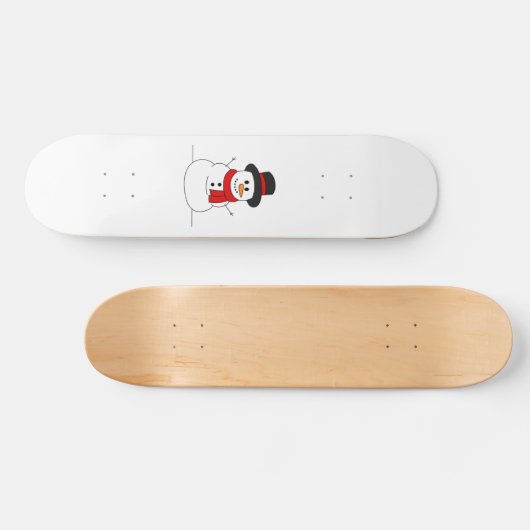 Snowman Persoonlijk Skateboard (Horizontaal)