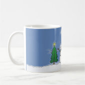 Snowman Persoonlijke kerstMok Koffiemok (Links)