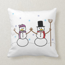 Snowman Pillow Kussen