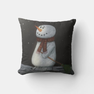 Snowman Pillow Kussen