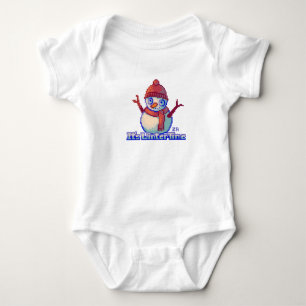 Snowman, Pixelart, Pixel Art, sneeuwman Romper