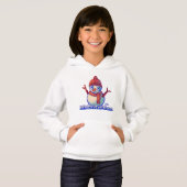 Snowman PixelArt, Pixel Art, sweater (Voorkant volledig)