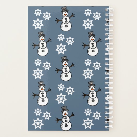 Snowman Planner (Achterkant)