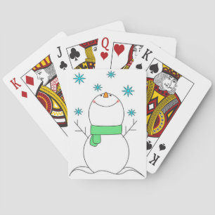 Snowman Pokerkaarten