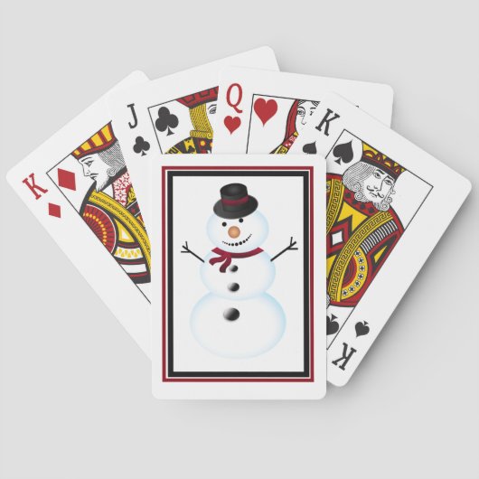 Snowman Pokerkaarten (Achterkant)
