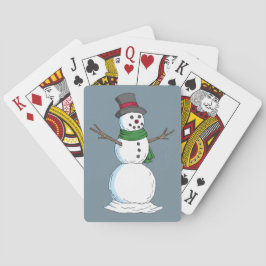 Snowman Pokerkaarten