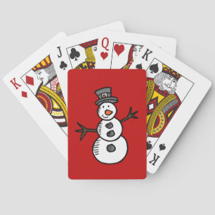 Snowman Pokerkaarten