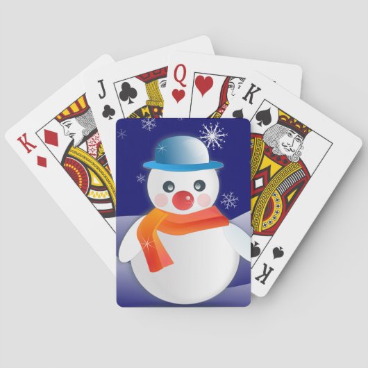 Snowman Pokerkaarten (Achterkant)