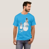 Snowman Poop T-shirt (Voorkant volledig)