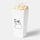 Snowman popcorn dozen bedankdoosjes (Popped)