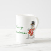 Snowman Porselein Kop (Voorkant rechts)