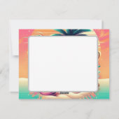 SNOWMAN POST CARD FEESTDAGENKAART (Achterkant)