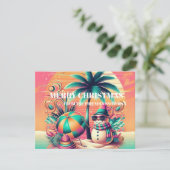 SNOWMAN POST CARD FEESTDAGENKAART (Staand voorkant)