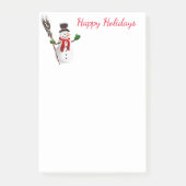 Snowman Post-it® Notes (Voorkant)