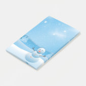 Snowman Post-it® Notes (Schuin)