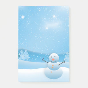 Snowman Post-it® Notes