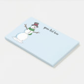 Snowman Post-it® Notes (Schuin)