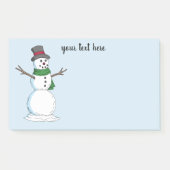 Snowman Post-it® Notes (Voorkant)