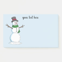 Snowman Post-it® Notes