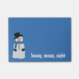 Snowman Post-it® notes