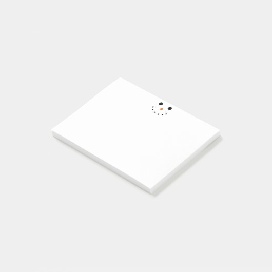 Snowman Post-it Notes (Schuin)