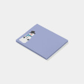 Snowman Post-it® notes (Schuin)