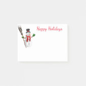 Snowman Post-it® Notes (Voorkant)