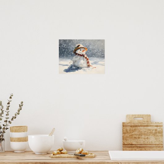 Snowman Poster (Keuken)
