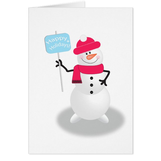 Snowman Prettige feestdagen (Voorkant)