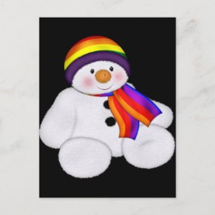 Snowman Pride Briefkaart