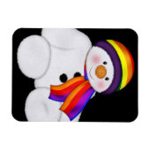 Snowman Pride Magneet (Horizontaal)