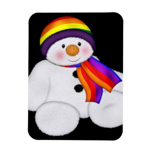 Snowman Pride Magneet (Verticaal)