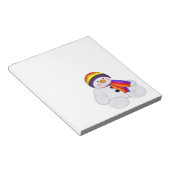 Snowman Pride Notitieblok (Schuin)