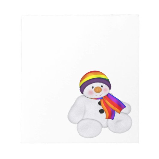 Snowman Pride Notitieblok (Voorkant)