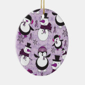 SNOWMAN-producten tegen pancreaskanker Keramisch Ornament (Rechts)